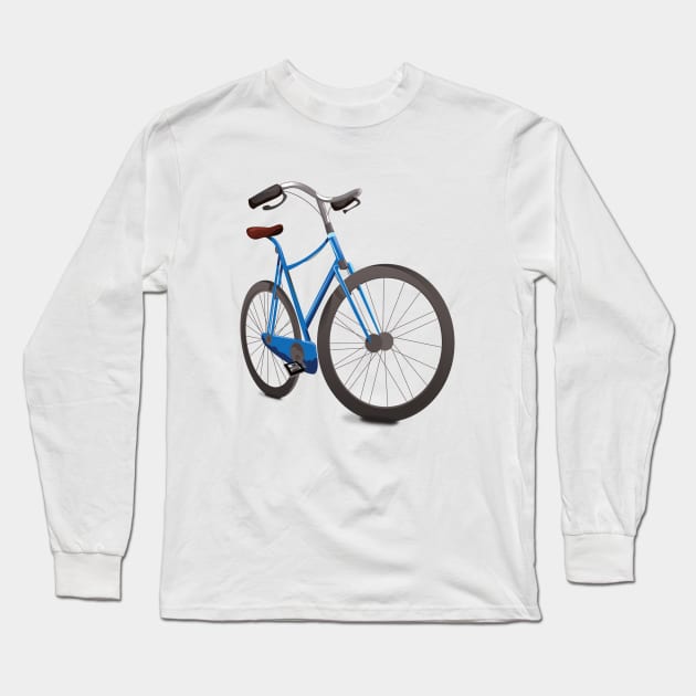 Bicycle Long Sleeve T-Shirt by nickemporium1